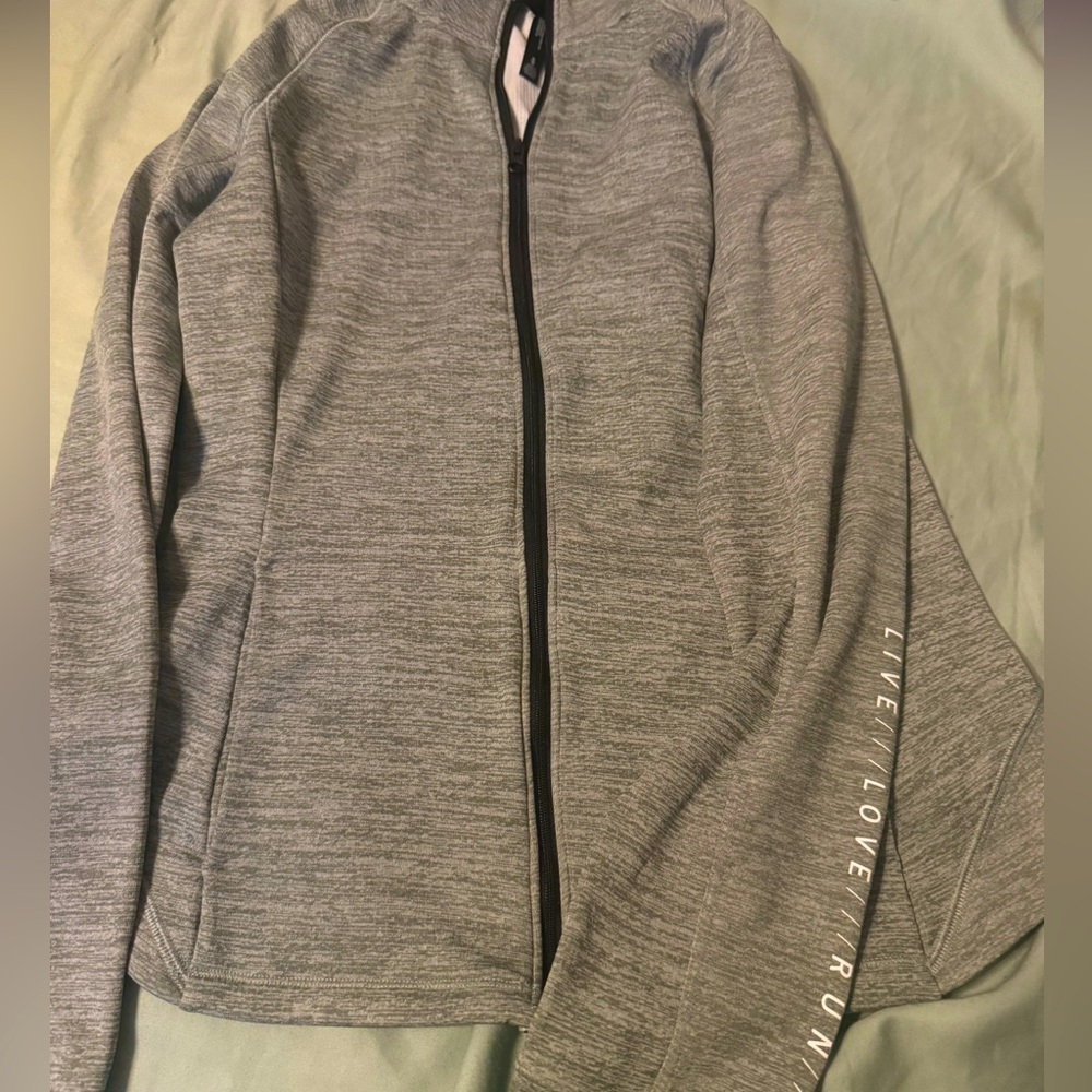 Aeropostale Gray Zip-Up Hoodie
